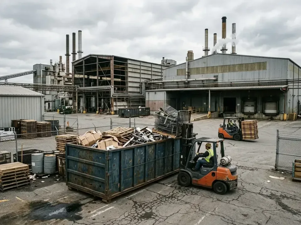 industrial-factory-scrap-conta-003 — frequently asked questions, Cheap Roll-off Dumpster Rentals in Normal, IL
